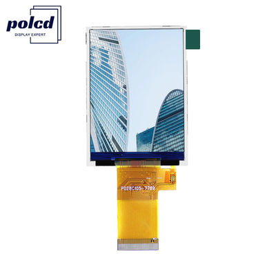 Mcu 37 Pin 2.8 Inch Touch Screen Lcd Display Module با مقاومت لمسی