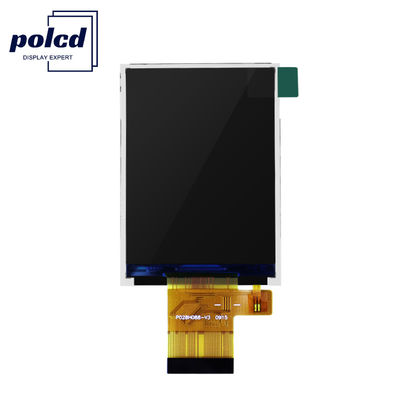 رنگ های Polcd 265K 2.8 اینچ ماژول TFT 57.6mm به طور معمول سفید رابط SPI ماژول Lcd tft