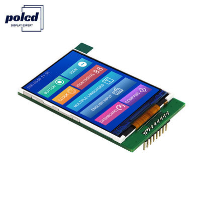 Polcd 4 Wire SPI Tft LCD 2.4 Inch 240X320 صفحه نمایش لمسی LCD با صفحه PCB