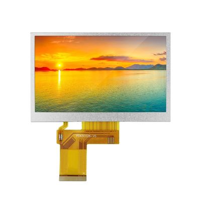 Polcd 4.3 اینچ TFT LCD 480x272 رزولوشن رابط RGB 4.3 