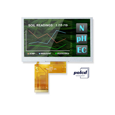 Polcd 4.3 اینچ 400 روشنایی 480x272 صفحه نمایش LCD IPS NV3041A ic MCU SPI رابط TFT