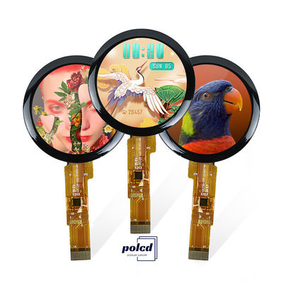 Polcd 1.28 اینچ 1.28' دور رنگ دایره ای صفحه نمایش TFT 240x240 LCD GC9A01 راننده ماژول LCD IPS