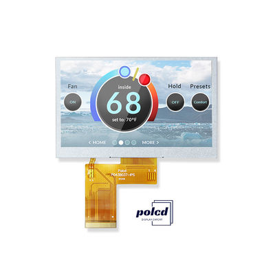Polcd 4.3 اینچ TFT LCD ماژول 480x272 NV3041A درایو IC 20pin IPS Wide View TFT LCD