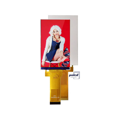 Polcd 4 اینچ صفحه نمایش LCD 480 * RGB * 800 صفحه نمایش عمودی -20 ~ 70 عرض دمای عملیاتی ماژول LCD صنعتی