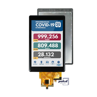 Polcd سفارشی 3.5 اینچ 320x480 پانل لمسی ظرفیت 500nit ST7796U ماژول نمایش LCD IPS Tft