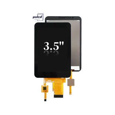 Polcd CTP 320x480 رزولوشن 30pin 3.5 Inch TFT LCD Touch Screen Module 330 nit TN صفحه نمایش LCD شیشه ای