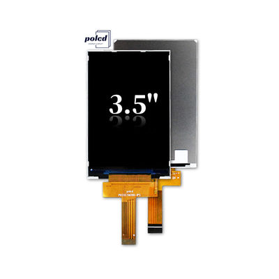 Polcd 3.5 اینچ 320x480 رزولوشن 350nits رابط Mipi ili9488 IC مدل عمودی 3.5''TFT ماژول صفحه نمایش LCD