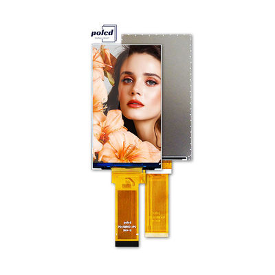 Polcd 4.5 اینچ TFT LCD ماژول 480 * 854 وضوح 300 Nits RGB 24bit رابط 4.5 