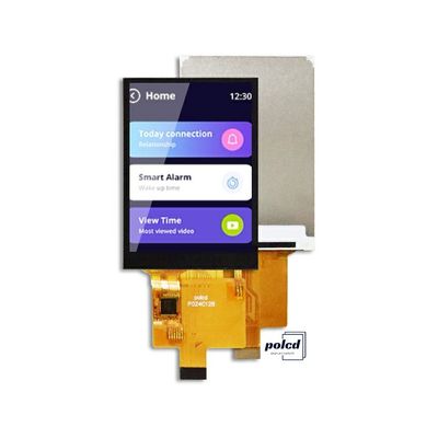 Polcd TFT 2.4 اینچ Spi رابط LCD 240*320 RGB رنگ صفحه لمسی ST7789V 16pin 2.4 TFT