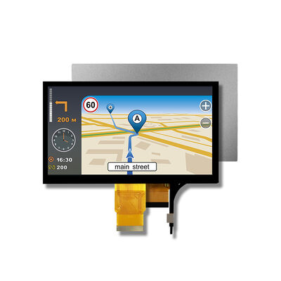 Polcd 7 اینچ 800*480 رزولوشن 50 پین صفحه نمایش RGB 7 