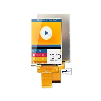 Polcd سفارشی 3.95 اینچ 320x480 Ips Tft رابط LCD RGB ماژول صفحه نمایش کریستال مایع با لمسی