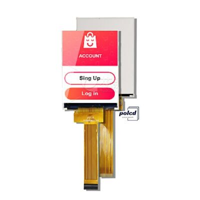 Polcd 2.8 اینچ صفحه نمایش TFT 240x320 صفحه نمایش IPS کنتراست بالا 1200: 1 ماژول LCD پانل TFT