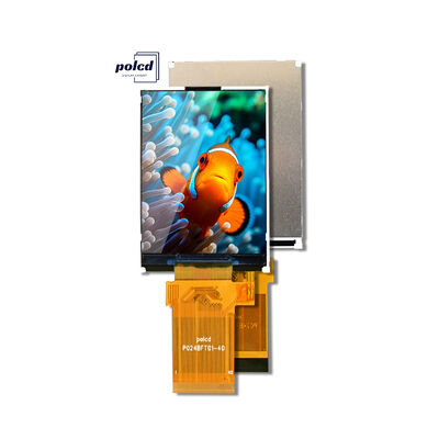 نمایشگر LCD فناوری بازتابنده انتقالی Polcd 2.4 اینچی TFT 240*320 Mcu Spi با قابلیت خواندن در نور خورشید