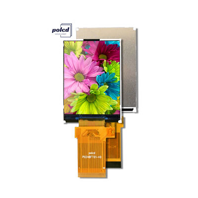 صفحه نمایش رنگی انعکاسی سفارشی Polcd 2.4 اینچی 20 پین TFT LCD 240x320 با نمایشگر LCD ST7789T3