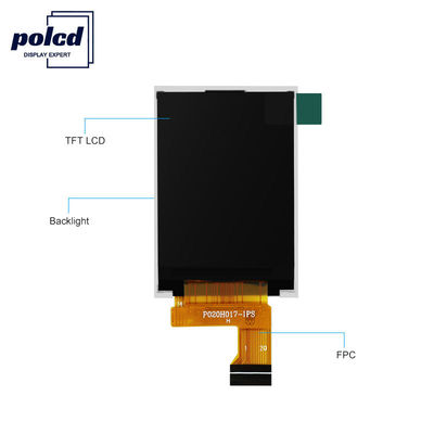صفحه نمایش ال سی دی 2 اینچی Polcd 262K 2.4Mm ST7789V IPS TFT LCD 240X320