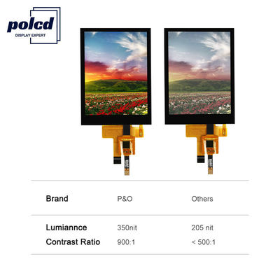 Polcd 12 0'CLOCK زاویه دید صفحه لمسی LCD 240X320 2.8 Tft Shield Raspberry Pi