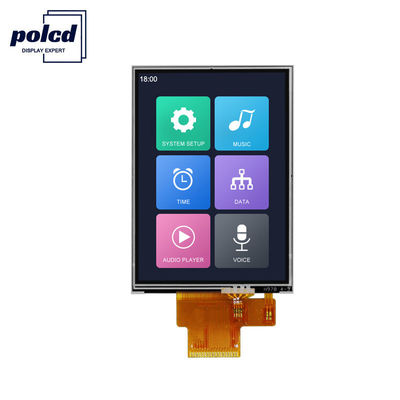 صفحه نمایش لمسی مقاومتی RoHS TFT Touch Shield 2.8 اینچی Polcd 240X320