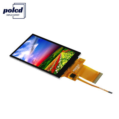 صفحه نمایش لمسی LCD 3.5 اینچی Tft Tft خازنی 8080 MCU Polcd 450 Brightness Tft