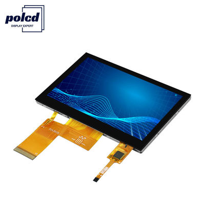 صفحه نمایش 40 پین Polcd 4.3 اینچ LCD ST7262E43 صفحه نمایش لمسی خازنی TFT