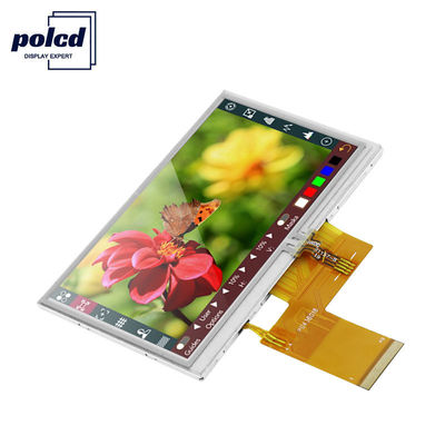 Polcd ST7262E43 4.3 اینچ Tft LCD ماژول 280 40Pin صفحه نمایش ال سی دی در فضای داخلی