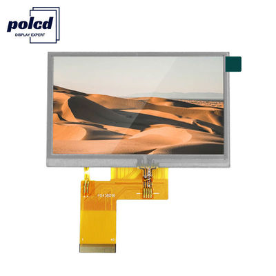 Polcd ST7262E43 4.3 اینچ Hdmi LCD 800x480 لمسی پنل RGB 24 بیتی