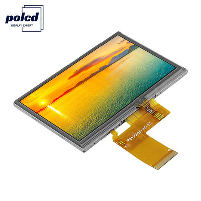 Polcd ST7262E43 صفحه نمایش 4.3 اینچی ال سی دی 480X272 صفحه لمسی LCD ساعت 6