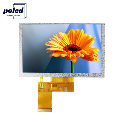 نمایشگر Polcd RoHS TFT IPS 300 Nit صفحه نمایش لمسی 5 اینچی